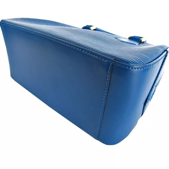 Auth LOUIS VUITTON Epi Sablon Handbag Toledo Blue Epi Leather - Picture 3 of 12